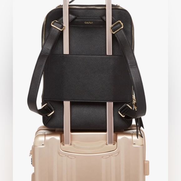 Calpak Kaya 15 inch Laptop Travel Backpack in Black - Picture 5 of 13